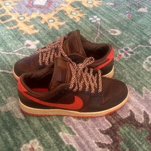 Nike Dunk Low Retro in the "Light British Brown" colorway, model HQ3448-262.